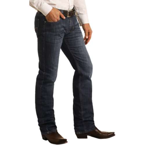 Men's Rock & Roll Denim Bootcut Slim Fit Straight W2GK62 jeans