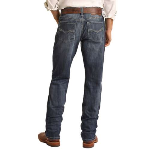 Men's Rock & Roll Denim Stackable Relaxed Fit Bootcut Jeans