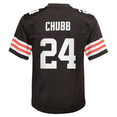 Nike Youth Cleveland Browns Nick Chubb #24 Brown Game Jersey