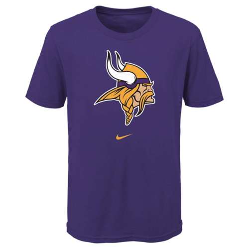 Youth Nike Purple Minnesota Vikings Logo T-Shirt Size: Medium