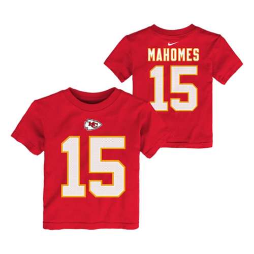 Patrick Mahomes Kansas City Chiefs Nike Name & Number T-Shirt - Red