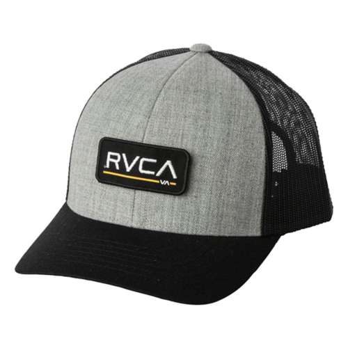 RVCA Mens Ticket Trucker Curved Bill Hat