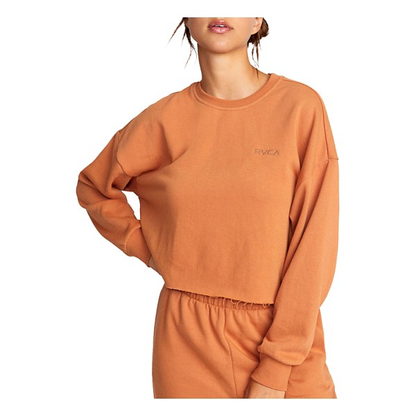 Women's RVCA Test Drive Cropped Crewneck Sweatshirt product image