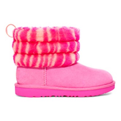 uggs fluff mini quilted pink