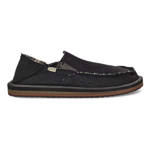 Sanuk Men's Vagabond Soft Top Hemp Natural Slip On Shoes 1117753