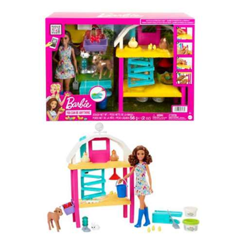 Barbie Hatch & Gather Egg Farm with Animals Playset
