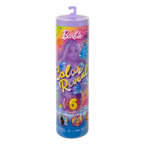 Barbie Color Reveal Doll with 6 Surprises, Rainbow Galaxy Series