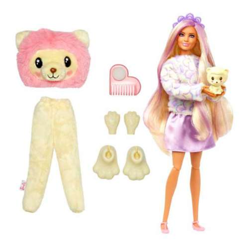 Barbie Cutie Reveal Cozy Cute Tees Lion Doll
