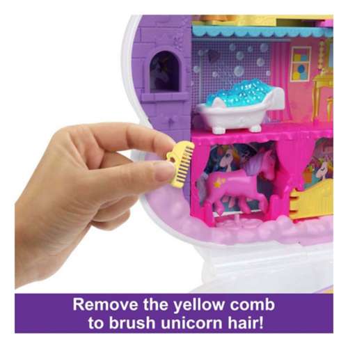 Polly Pocket Rainbow Unicorn Playset