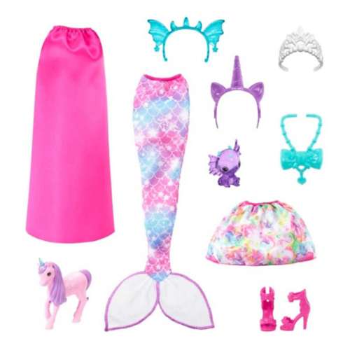 Barbie Doll and Fantasy Dress-Up Doll and Pet