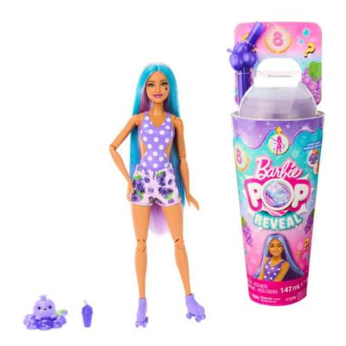 Barbie Pop Reveal Fruit Series Grape Fizz Doll