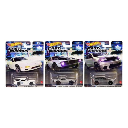 Hot Wheels 2023 Fast & Furious Premium Diecast Cars (Styles May Vary)