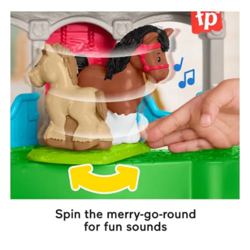 Little People Friendly Horses Stable Toddler Playset with Sounds - Primary Image