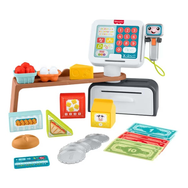 Fisher Price Laugh & Learn Count & Shop Cash Register Electronic Toddler Learning Toy