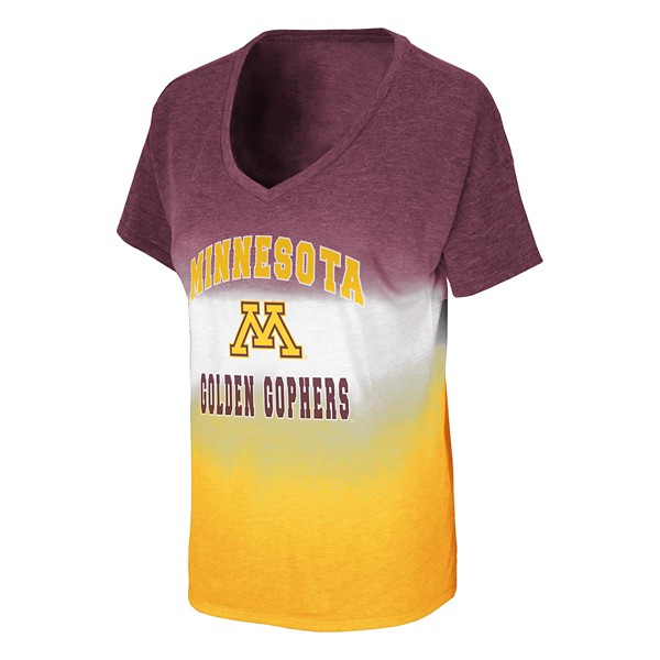 Colosseum Women's Minnesota Golden Gophers Winkle Dip T-Shirt product image