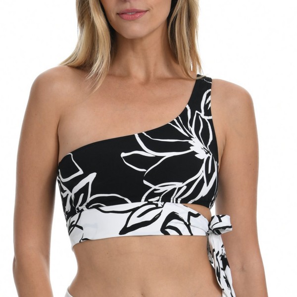 Women's La Blanca One Shoulder Keyhole One-Piece product image