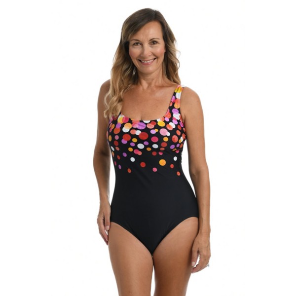 Women's Maxine Confetti Square Neck Mio One-Piece product image