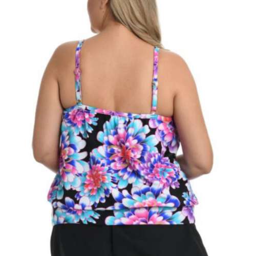 Women's Maxine Plus Size Blouson Swim Tankini