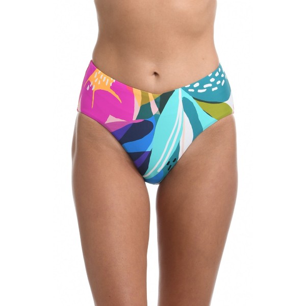 Women's La Blanca Eclectic Shore V-Front High Waist Bikini Bottom product image