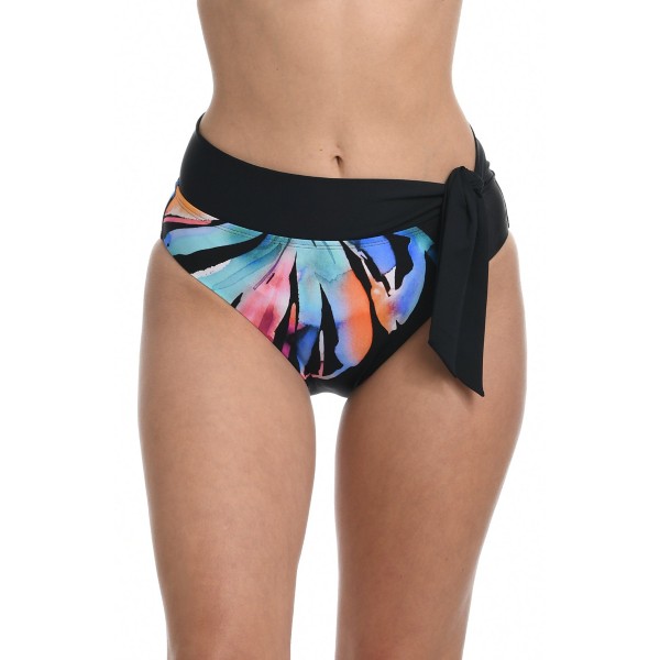 Women's La Blanca Prism Palm Convertible High Waist Bikini Bottom product image