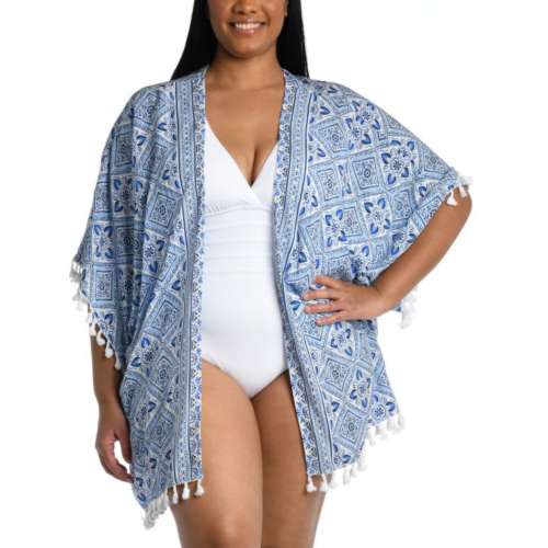 Women's La Blanca Prism Kimono Swim Cover Up