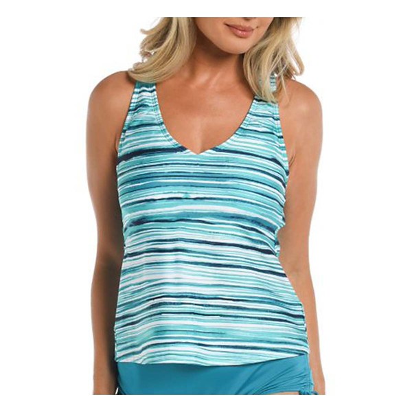 Women's 24th & Ocean Seaside Breeze Crossback Tankini product image