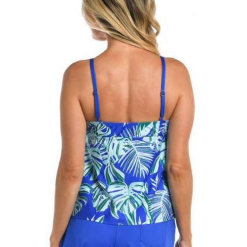 Women's 24th & Ocean Swirl Front Beach Swim Tankini