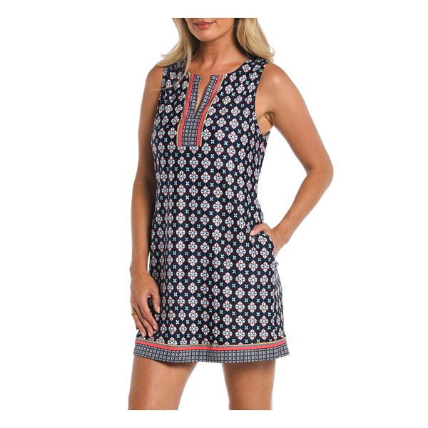 Women's 24th & Ocean Alexandria Tile Dress Swim Cover Up product image
