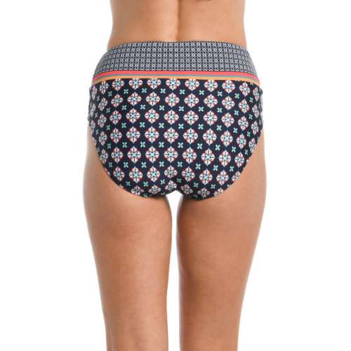 Women's 24th & Ocean Mid Waist Spliced Swim Bottoms