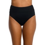 Women's La Blanca Island Goddess Cinch Back High Waist Swim Bottoms - Thumbnail 1 of 2