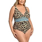 Women's La Blanca Plus Size Cross-Back One Piece Swimsuit - Thumbnail 1 of 2