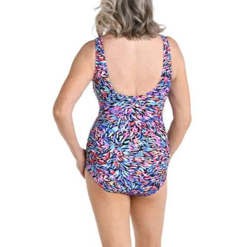 Maxine on sale shirred swimsuit