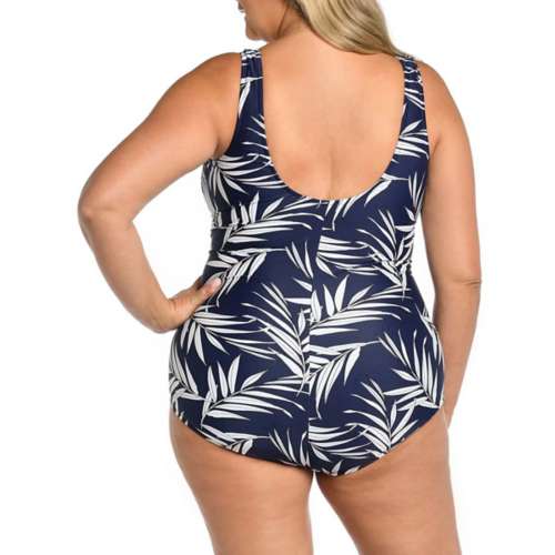 Women's Maxine Plus Size Side Shirred One Piece Swimsuit