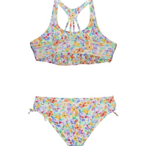 Girls' Hobie Flounce Ditzy Daisy Swim Bikini Set
