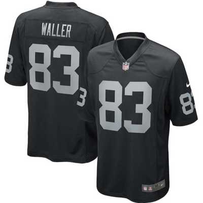 Men's Las Vegas Raiders Darren Waller Nike Black Game Player Jersey