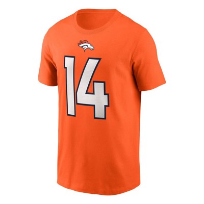 Nike Denver Broncos No14 Courtland Sutton Orange Men's Stitched NFL Limited Rush 100th Season Jersey