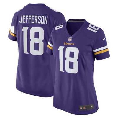 Nike Little Kids' Minnesota Vikings Justin Jefferson #18 Alternate Purple  Game Jersey