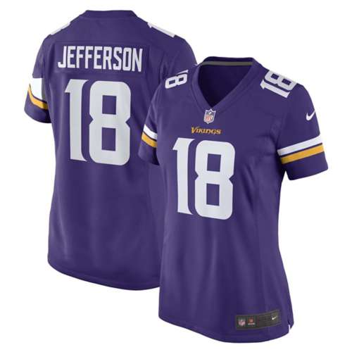 Nike Youth Minnesota Vikings Justin Jefferson #18 Game Jersey - White - L (Large)