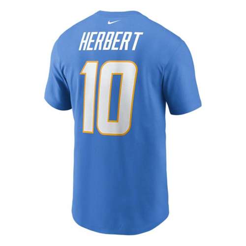 Nike Los Angeles Chargers Justin Herbert #10 Name & Number T-Shirt