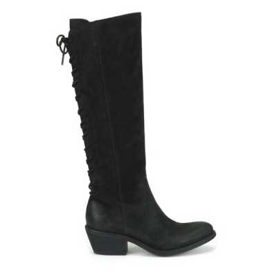 Women's Cuce Black Indianapolis Colts Suede Knee-High Boots