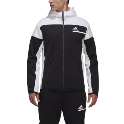 adidas zone hoodie white