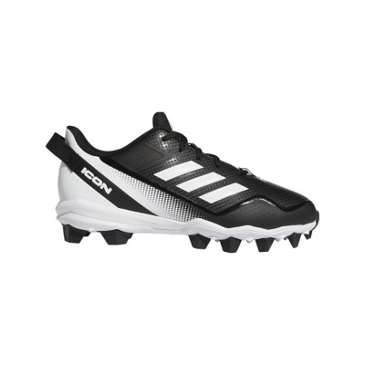 ADIDAS Yellow/Black Icon Gum Metal Baseball Cleats  Metal baseball cleats, Baseball  cleats, Black and white sneakers