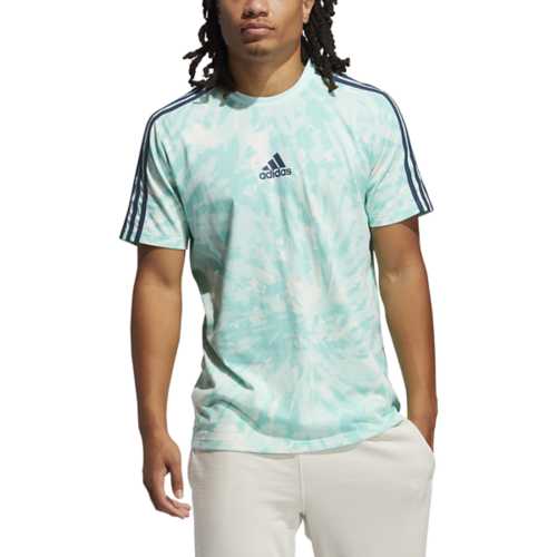 Men's adidas 3 Stripe Summer Wash T-Shirt | SCHEELS.com Men's adidas 3 Stripe Summer Wash T-Shirt | SCHEELS.com