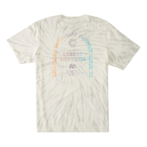 Men's Billabong Yellow Sun Tie Dye T-Shirt product image