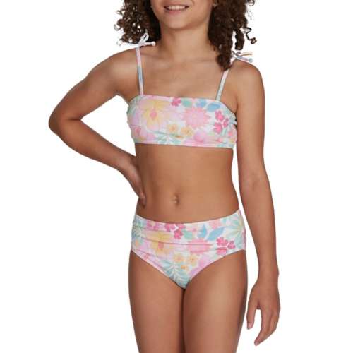 Billabong Girls' Rad Rainbow High Neck Two Piece Bikini Set (Little Kid,  Big Kid) at