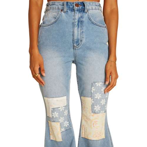 Women's Billabong x Wrangler True Blue Original Bell Bottom Jeans |  