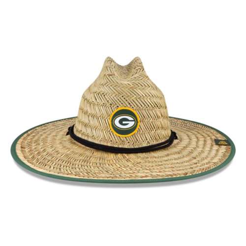 New Era Green Bay Packers Training Straw Cowboy Hat