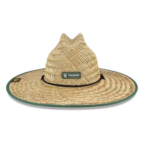 New Era Green Bay Packers Training Straw Cowboy Hat