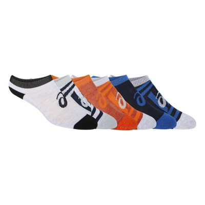 Kids' ASICS Invasion 6 Pack No Show Running Socks