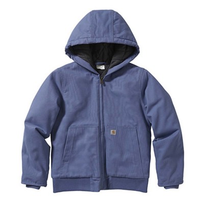 Kids' Carhartt Flannel Lined Hooded Jacket